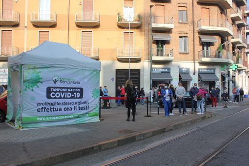 Farmacie prese d'assalto per i tamponi rapidi Farmacie prese d'assalto per i tamponi rapidi