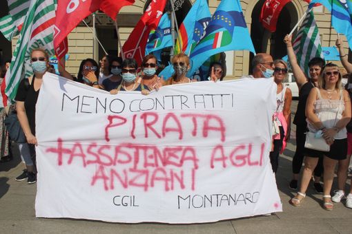 Un momento della protesta del 20 luglio Un momento della protesta del 20 luglio