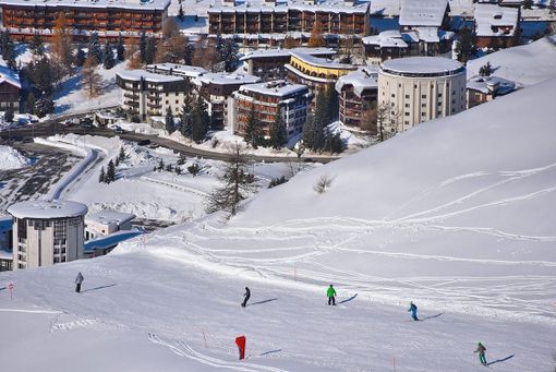 Sestriere con la neve
