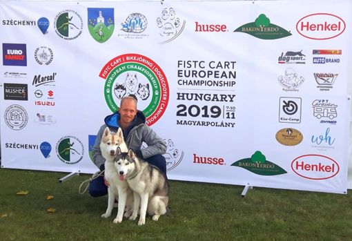 Il bibianese Vercellone e i suoi Siberian Husky al via oggi agli Europei