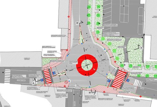 Nuova rotonda all’ingresso del centro: Cavour sonda i residenti