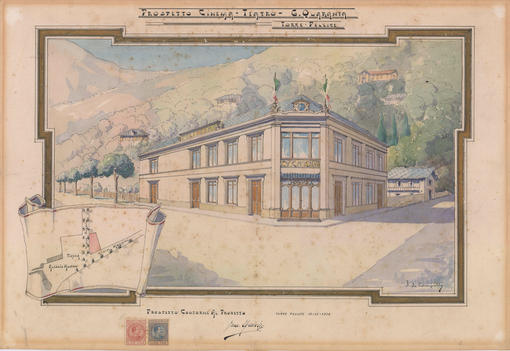 Il prospetto del Cinema-Teatro