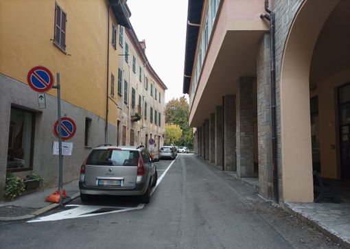 I parcheggi in via Alfieri
