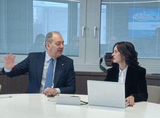 Federica Barbero col senatore Patrizio Giacomo La Pietra Federica Barbero col senatore Patrizio Giacomo La Pietra