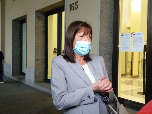 L'assessora Vittoria Poggio, intervenuta in aula per parlare di circoli Arci e Acli e somministrazione degli alimenti