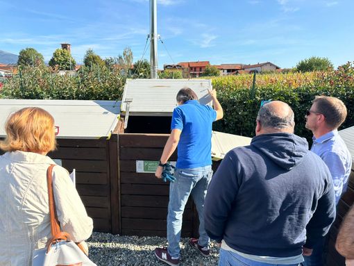 I cassoni del compostaggio domestico nel Ciriacese