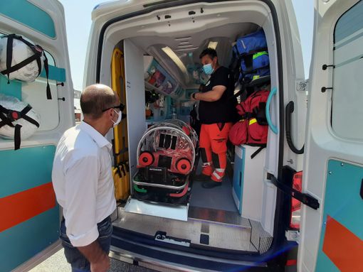 Valmora dona alla Croce verde di Bricherasio un’ambulanza a misura di Covid-19 (FOTO) Valmora dona alla Croce verde di Bricherasio un’ambulanza a misura di Covid-19 (FOTO)