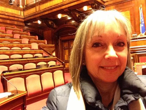 Magda Zanoni in Senato