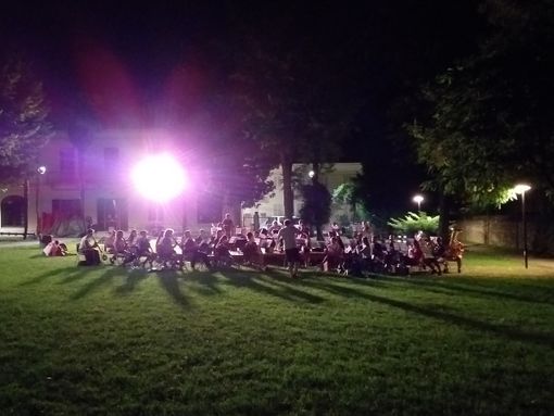 La banda di Cumiana riparte con Morricone da Villa Venchi La banda di Cumiana riparte con Morricone da Villa Venchi