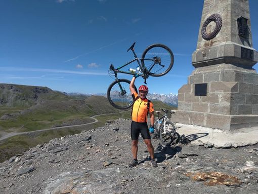 Mauro Casarone in vetta all’Assietta