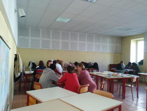 Una lezione al Penny Wirton di Pinerolo