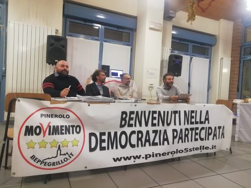 Da sinistra Umberto Cavaliere, il consigliere comunale Christian Bächstäd, il capogruppo in Consiglio Giorgio Pittau e l’assessore Luigi Carignano