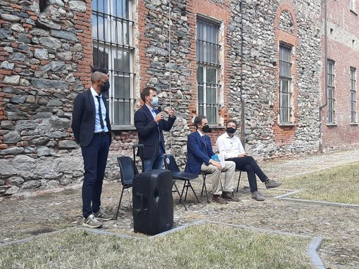 Da sinistra Martino Laurenti, Luca Salvai, Lorenzo Soave e Verdiano Vera