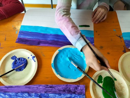 I bimbi della Proloco Junior di Vigone al lavoro I bimbi della Proloco Junior di Vigone al lavoro