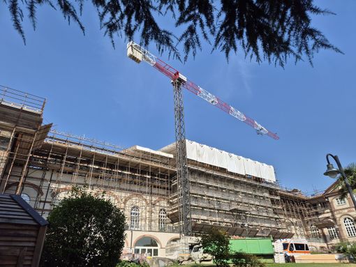 I lavori di riqualificazione in corso I lavori di riqualificazione in corso