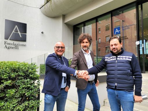 Persone davanti a Talent garden