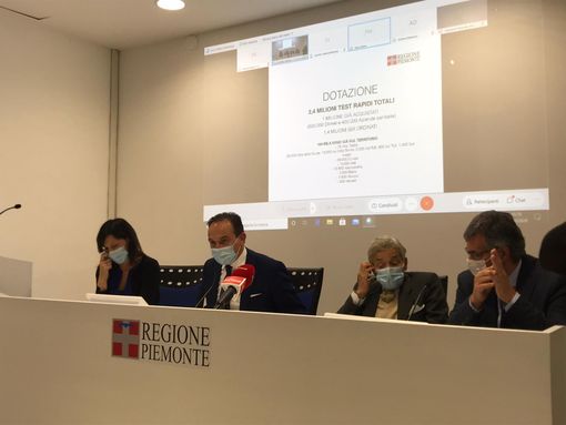 Tamponi rapidi, in Piemonte 2,4 milioni di test: “Testeremo Rsa, ospedali, scuole e privati” (VIDEO)