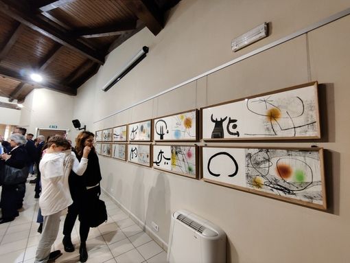 A casa Francotto di Busca inaugurata la mostra "Joan Miró Genius loci. Sogno forza e materia" [VIDEO]