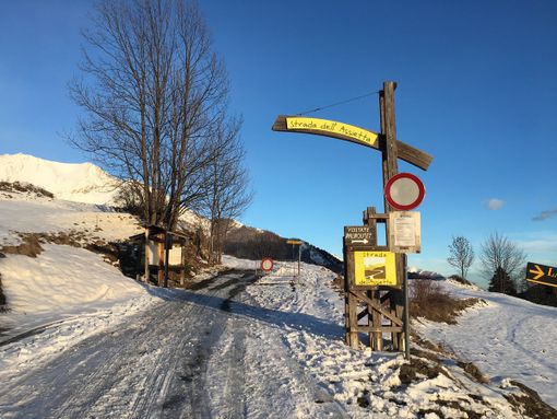 Strada per Pian dell'Alpe Strada per Pian dell'Alpe