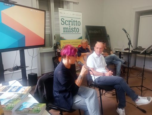 Incontro con Cinzia Dutto, la scorsa domenica, a Perosa Argentina