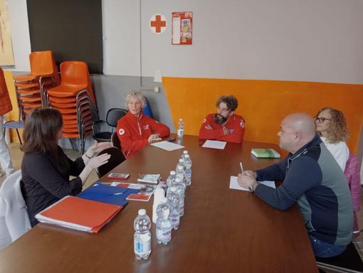 Canalis e Allisio incontrano la Croce Rossa di Torre Pellice