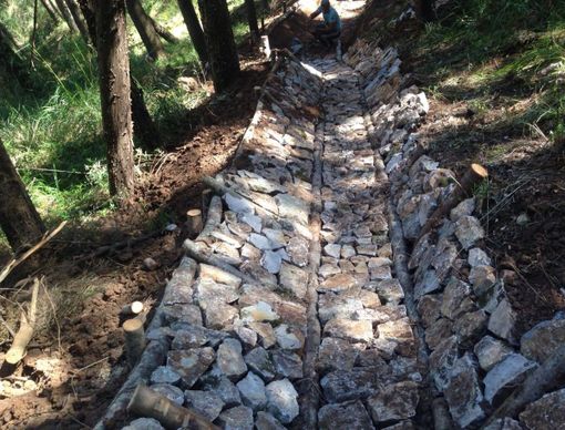 Un esempio di canale di gronda