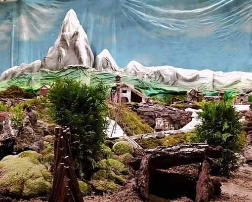 Uno scorcio del presepe di Vigone Uno scorcio del presepe di Vigone