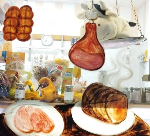 La vetrina con il gallo