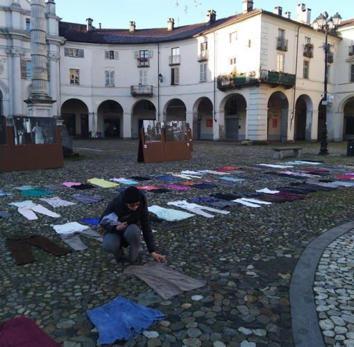 Manuela Vallario in azione a Venaria