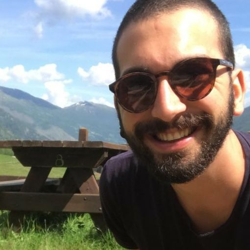 Marco Cipriani all'Alpe Pintas