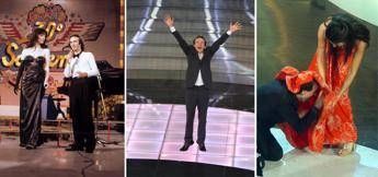 Sanremo, da &quot;Wojtilaccio&quot; all'ingresso a cavallo: tutte le volte di Benigni al Festival