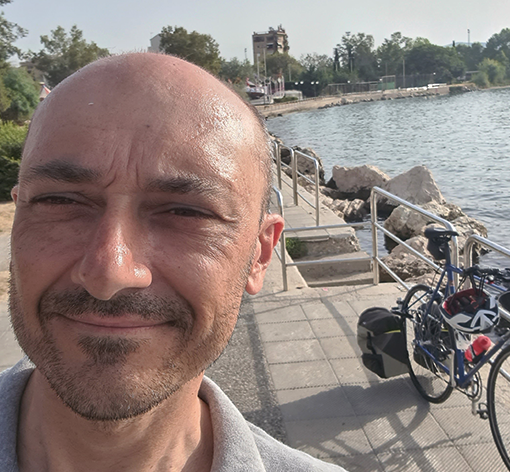 Da Atene a Roma in bicicletta: intervista ad Alberto, in viaggio al tempo del Covid