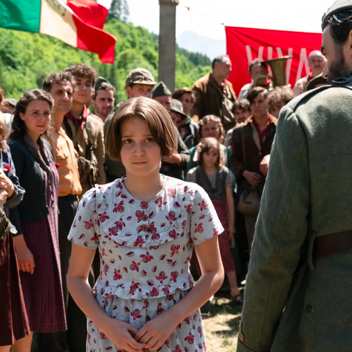 Anna Losano sul set di ‘Fuochi d’artificio’