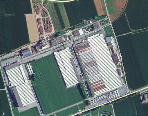 Airasca area skf dall'alto