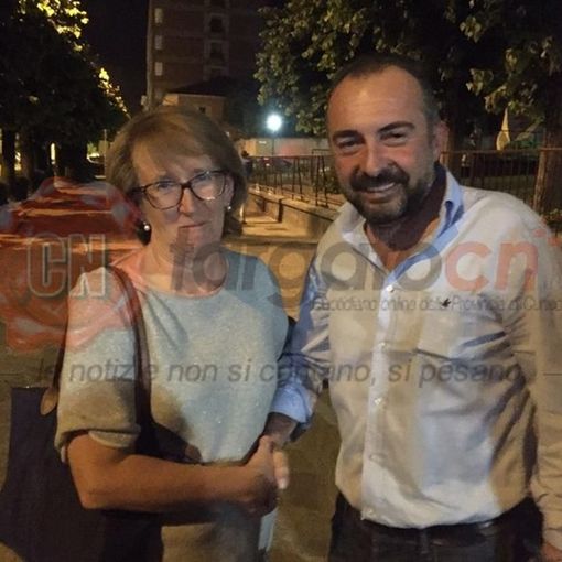 Barge Piera Comba e Ivo Beccaria dopo il voto del 2017