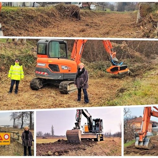 Ruspe al lavoro a Barge per la &quot;Via della Pietra&quot;