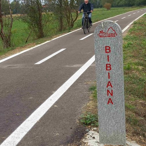 La Via della Pietra nel tratto di Bibiana