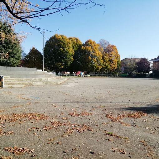 Piazza Giretti a Bricherasio