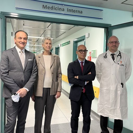 Da sinistra Alberto Cirio, Allegra Agnelli, Salvatore Nieddu e Alberto Milan