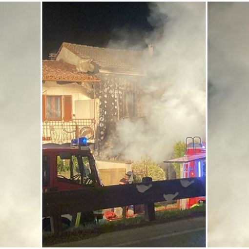 Fiamme nella notte in una casa di Cardè: la vittima è un 40enne albanese [VIDEO]