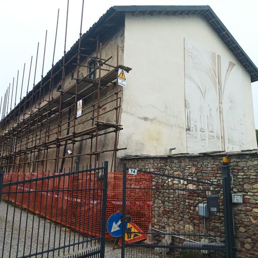 Il cantiere in Abbazia