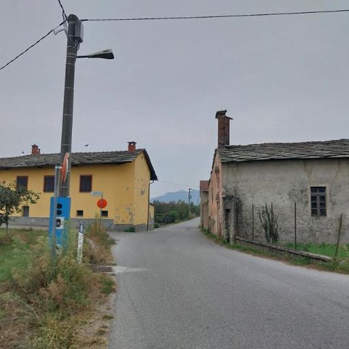 Il tratto di strada dove verranno realizzate le bande