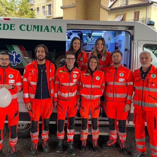 Cumiana: la Croce verde inaugura tre nuovi mezzi per aiutare