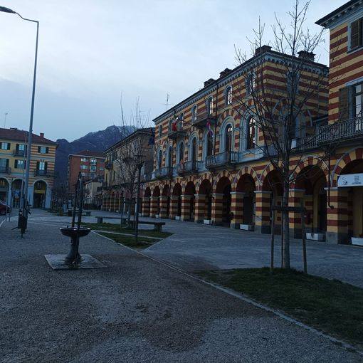 Forti raffiche di vento: Luserna San Giovanni al buio