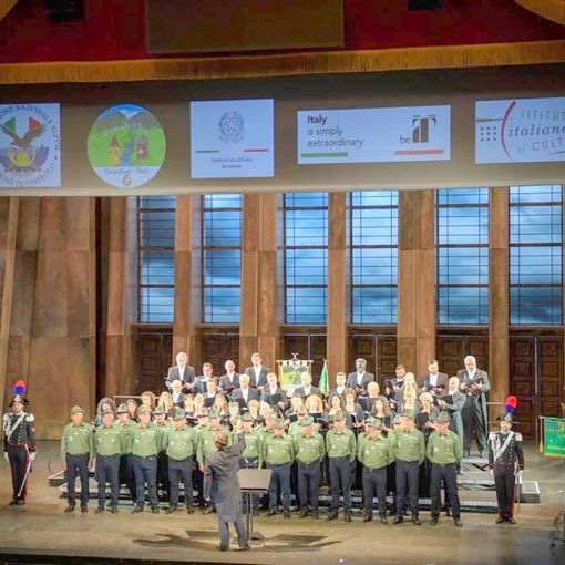Il Coro d’le Piase Ana sul palco dell’Opera di Liegi