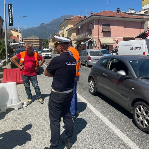 Il sopralluogo di ieri