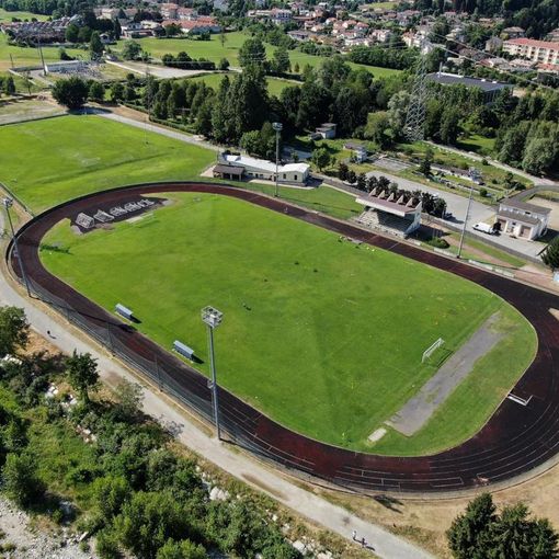Il campo da calcio di Luserna San Giovanni