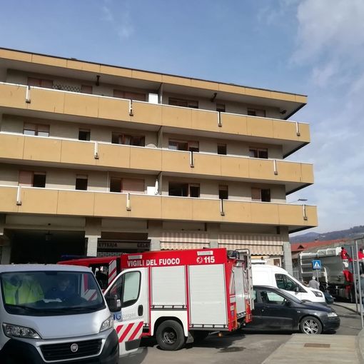 Incendio a Luserna San Giovanni 11 marzo 2021