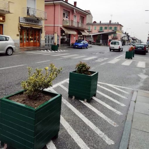 A Luserna San Giovanni arrivano le fioriere per proteggere i pedoni