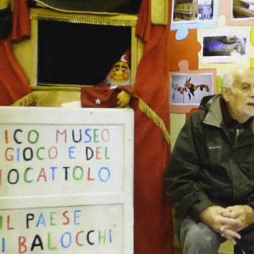 Giovanni Peyrot nel Museo del Gioco e del Giocattolo 2019